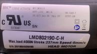 MOTOSLEEP HEAD LIFT MOTOR LMD802190-C-H LABEL